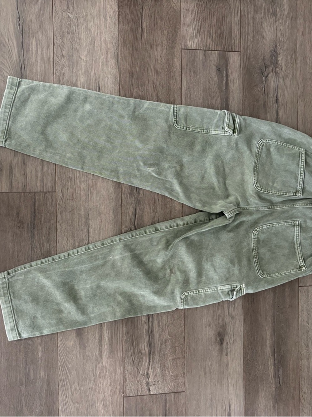 GAP Olive Green Cargo Drawsting Pants - Picture 6 of 6